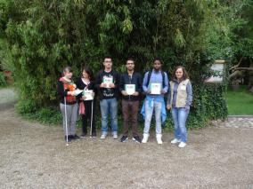 Schülergruppe der Schlossschule Ilvesheim erhält Bücher